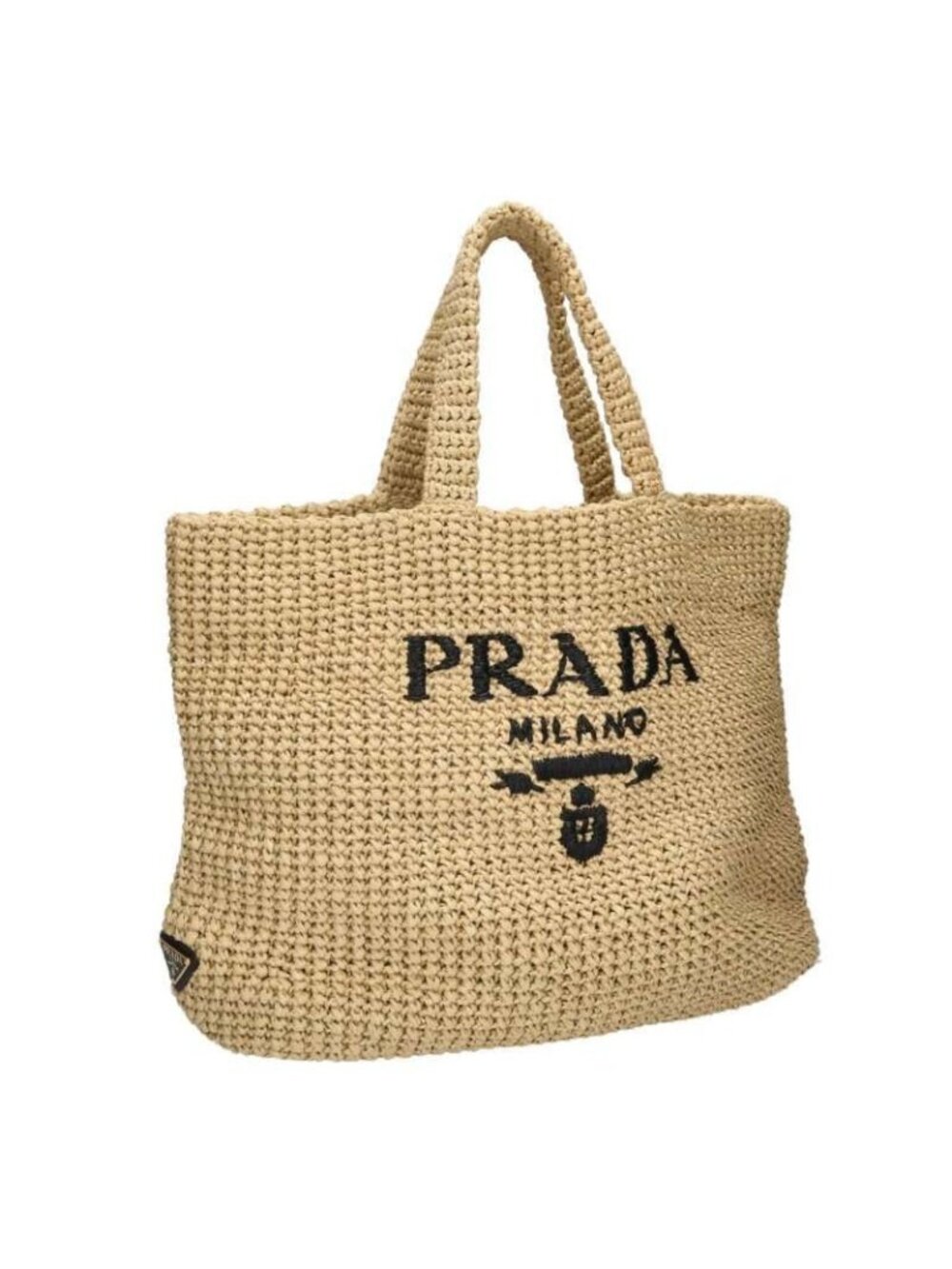 ★SOLD★ Prada Crochet Logo Tote - Picture 1 of 5